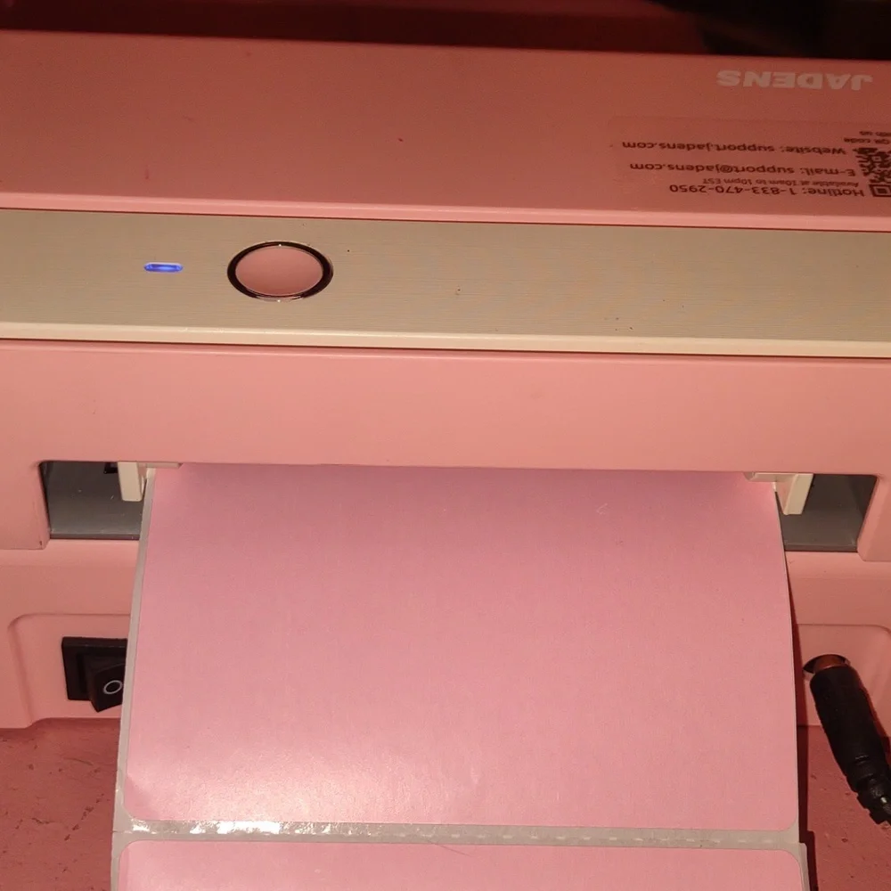 Pink Bluetooth printer - Picture 5 of 5